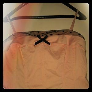 Nine West polkadot pink dress